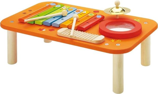 Musikbord för barn - SEVI - 82266 - Musikinstrument - 4 partitur ingår