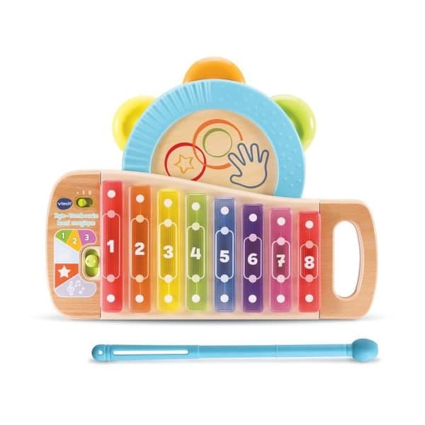 VTECH BABY - Play Green - Magic Lumi Xylo-Tambourine (FSC® träleksak)