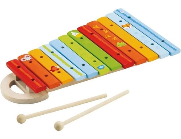 Musikinstrument - SEVI - 81855 - Xylofon - Trätangenter - Mjuka och känsliga ljud