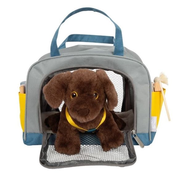 Småfotskompani - Hund med väska och skötselkit - LEGLER