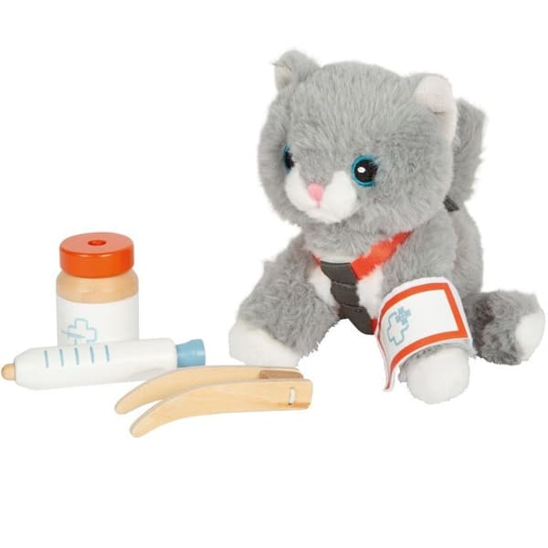 Liten fotsällskap - Katt med väska och skötselkit - LEGLER
