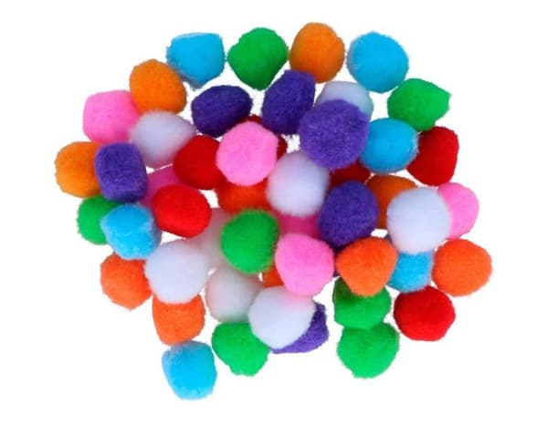 Modespel - sömnad - styling Innspiro - 99410 - Pompoms av polypropenmix 25 mm. 50u.