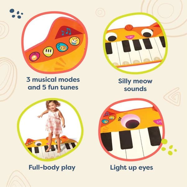 Imiterad musikinstrument Battat - LB1893Z - Musical Sol Piano
