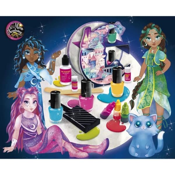 Manikyrkit - LISCIANI - The Moon Academy - Moon Nail Art - Magiska lacker - Glow in the dark och sprakande effekter