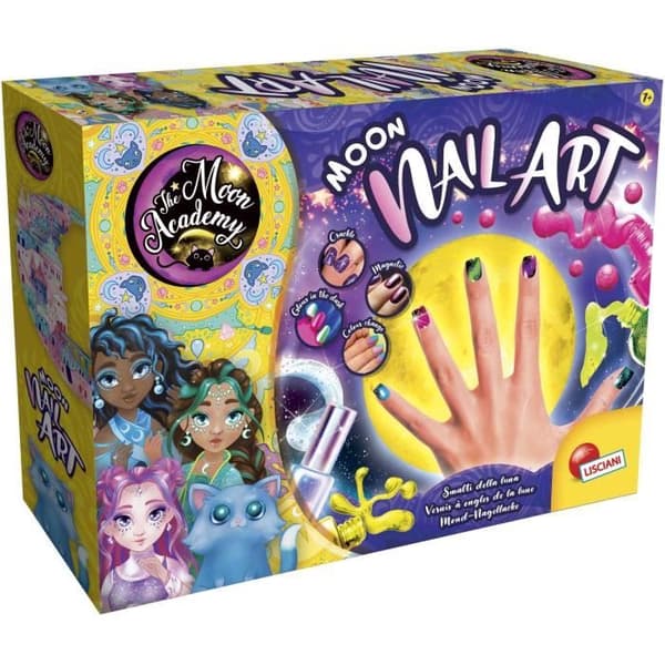 Manikyrkit - LISCIANI - The Moon Academy - Moon Nail Art - Magiska lacker - Glow in the dark och sprakande effekter