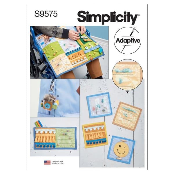 Enkelhet - SS9575OS - Touch Pages - Quiltat fodral med dragkedja och nyckelring - One Size