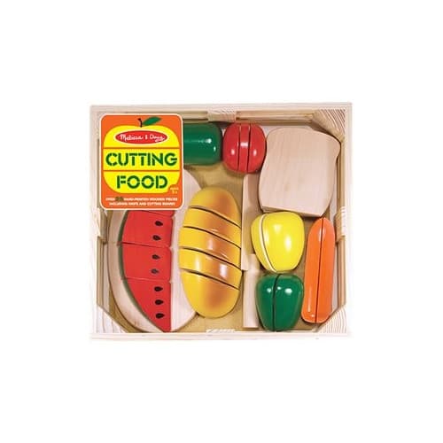 Melissa & Doug - Cutting Food - Wooden Play Food
