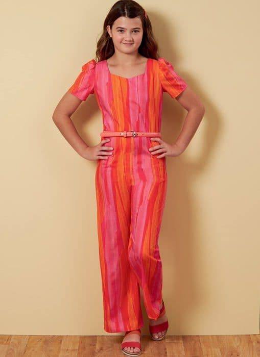Mode Spel - couture - stil Terick - B6888A - But Girl Plus Sportkläder A (7-8-10-12-14), papper