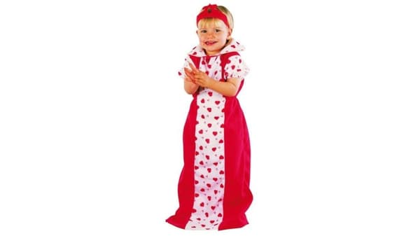 Klovne børnekostume Valentine 3-4 år
