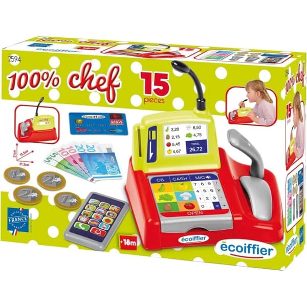 Ecoiffier 100% Chef Cash Register Playset