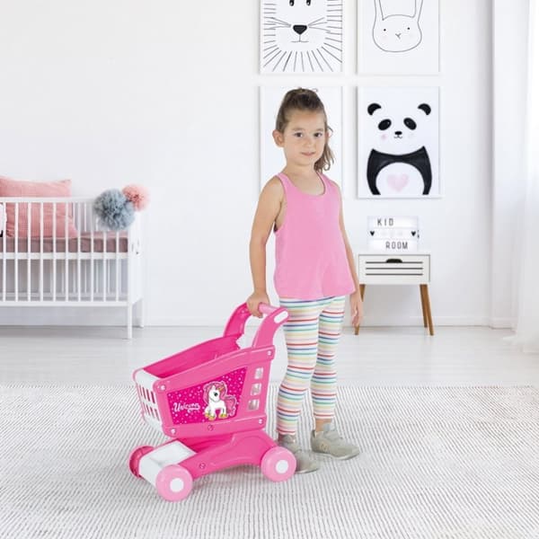 Dolu Unicorn Shopping Cart Rosa
