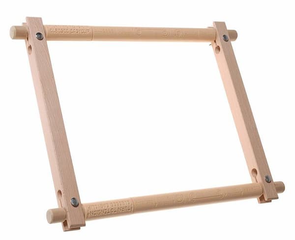Modespel - sömnad - styling Elbesee - E912 - Circle Easy Clip Frame, Trä, Brun, 22 x 30 cm, 9 x 30,5 cm