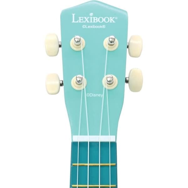 Ukulele Stitch, Ungefär 53 cm, Trä, 6 strängar i nylon, Guide ingår, Lexibook