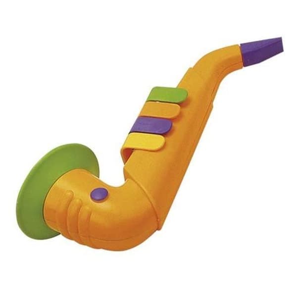 Saxofon 4 noter 29 cm. i estuche