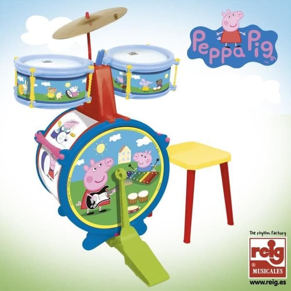 PEPPA PIG Batteri med pall