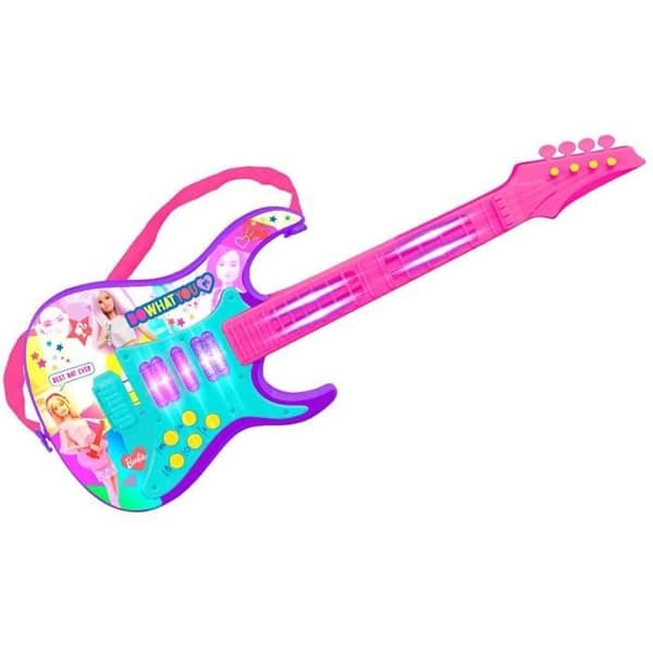 Barbie, elektronisk gitarr med ljus (4410)