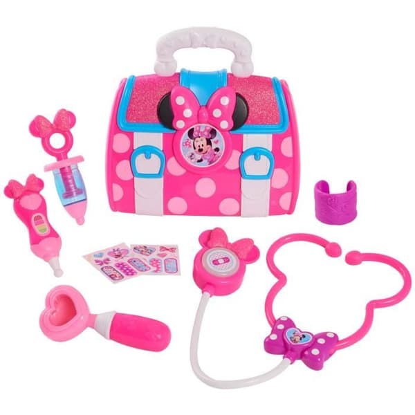 Just Play Disney Minnie Mouse grand set med läkemedel 8 delar ljud och ljus