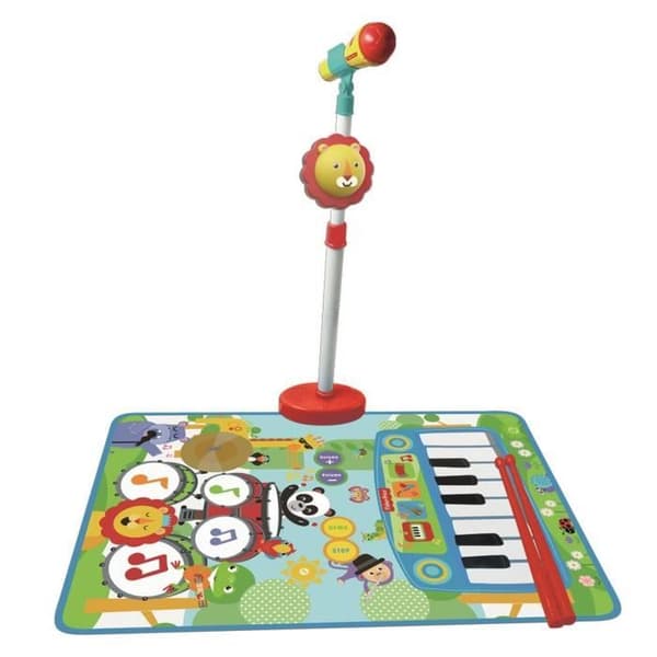 FISHER PRICE 3 i 1 mikrofonmatta - Anslutning på fotlinje