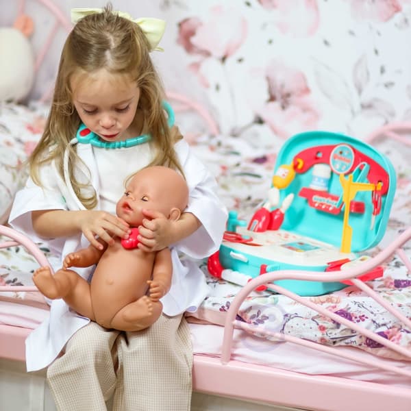 WOOPIE Little Doctor Set Läkare i Resväska + 19 Tillbehör