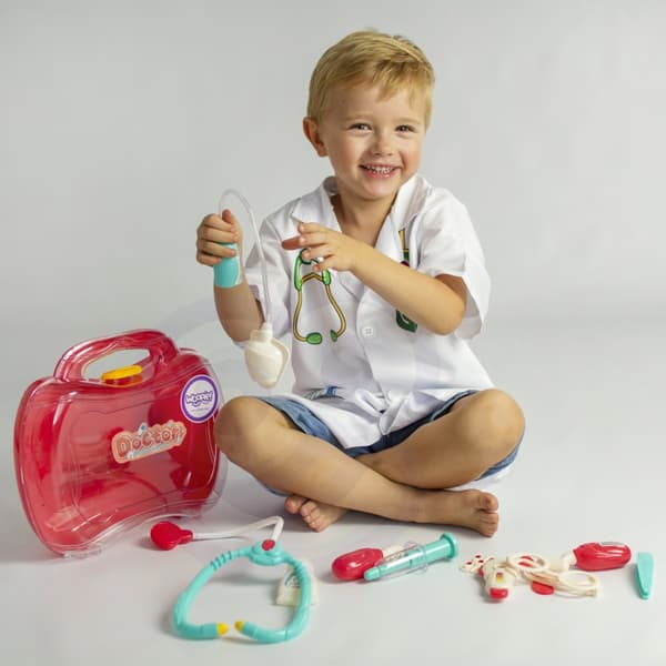 WOOPIE Little Doctors Hospital Set Læger i kuffert + tilbehør