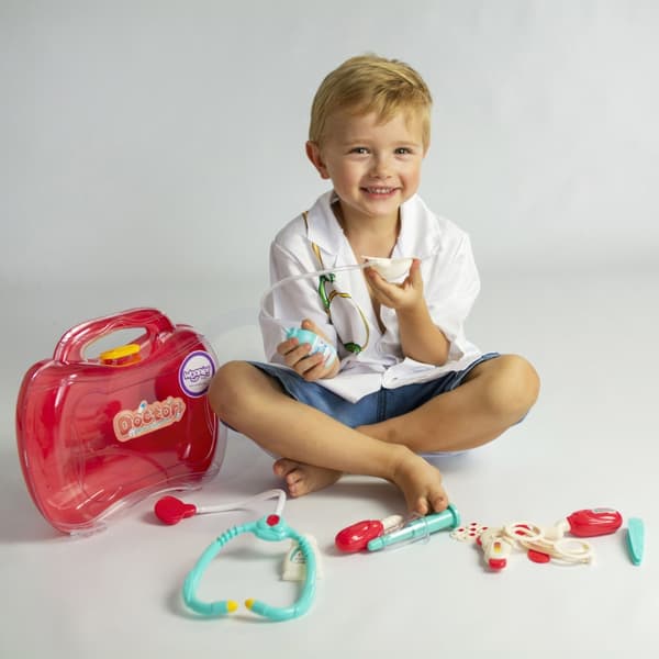 WOOPIE Little Doctors Hospital Set Læger i kuffert + tilbehør