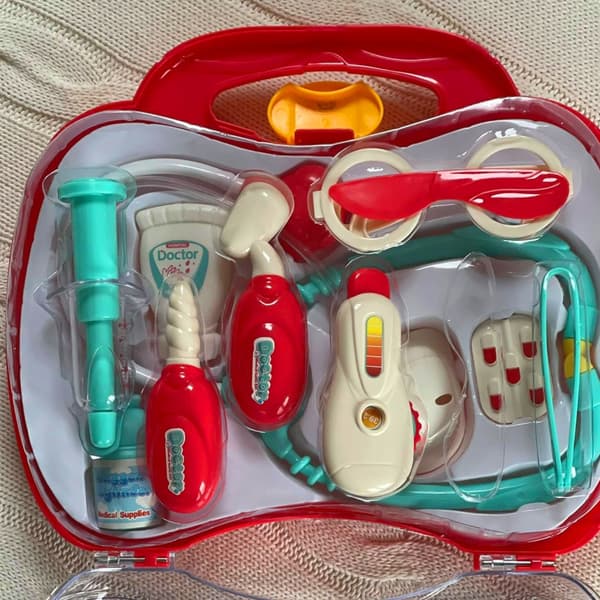 WOOPIE Little Doctors Hospital Set Læger i kuffert + tilbehør