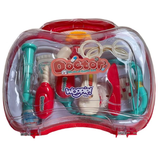 WOOPIE Little Doctors Hospital Set Læger i kuffert + tilbehør