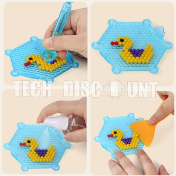 TD® Box med pärlor att sticka aktivitet sömnad montessori juvel armband barn halsband rep handgjorda DIY pojke flicka leksak ludiq