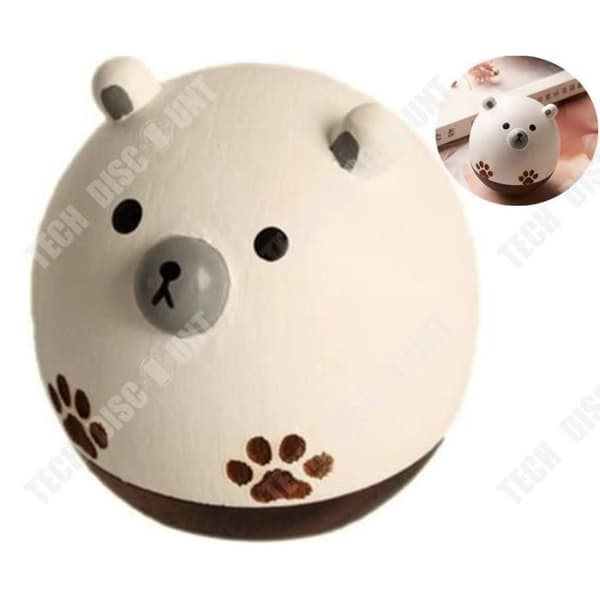 TD® hemkontorsdekoration - Barnleksak - Söt Daruma-figur - Liten hund - Kreativt barnpyssel i trä