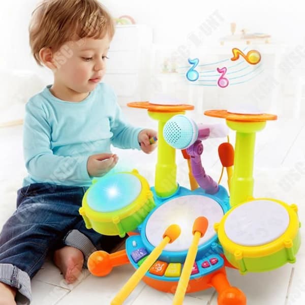 TD® trumleksak för barn nybörjare handtrumma baby baby musikinstrument trumslag leksaker för barn