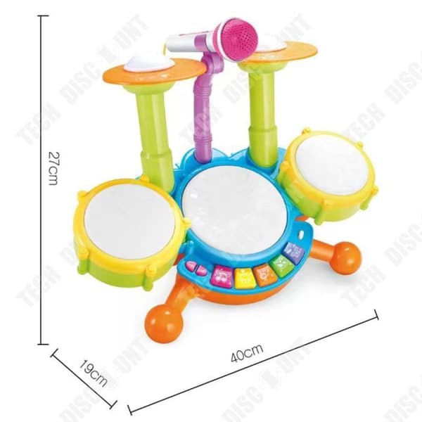 TD® trumleksak för barn nybörjare handtrumma baby baby musikinstrument trumslag leksaker för barn