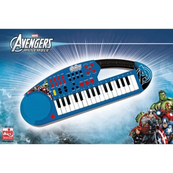 AVENGERS Elektroniskt piano 32 tangenter - 8 instrument - 8 rytmer - Batteridriven