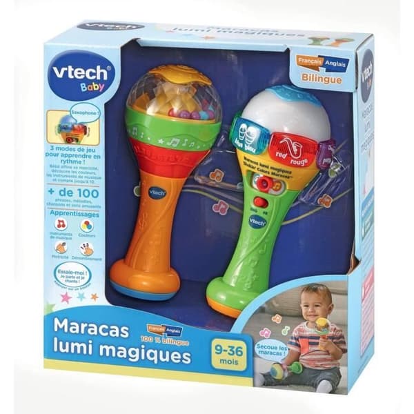 VTECH BABY - Magic Lumi Maracas - Musikleksak