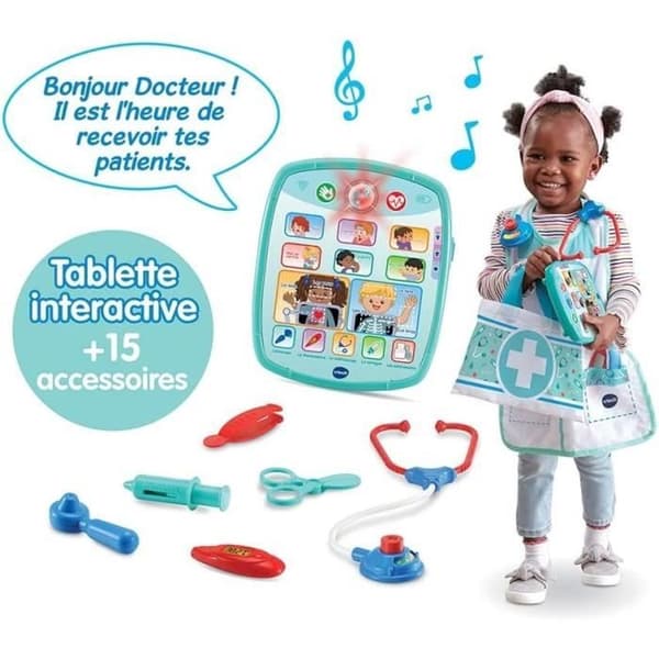 VTECH - 1,2,3 Imitate Me - Electronic Doctor Apprentice Kit - Barn låtsas leksak