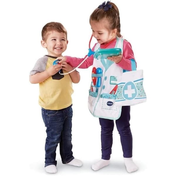 VTECH - 1,2,3 Imitate Me - Electronic Doctor Apprentice Kit - Barn låtsas leksak