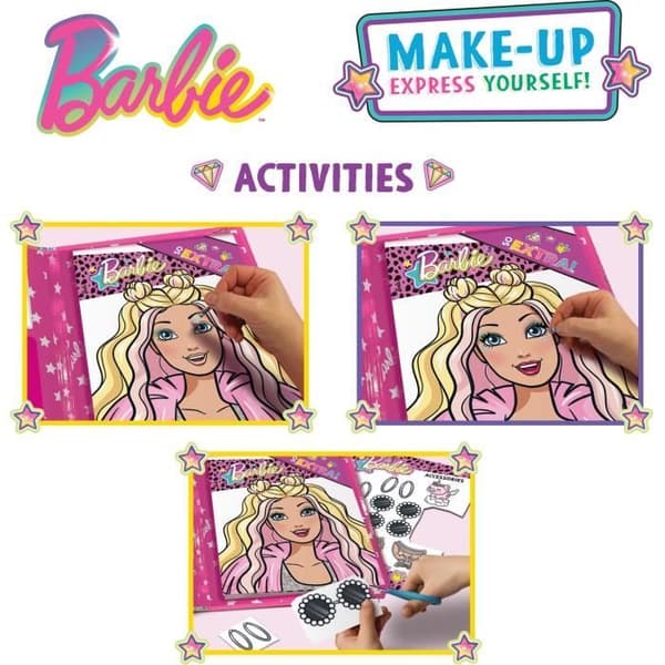 Sketchbook - Barbie Sketch Book Make Up - Lisciani - Att lära sig och göra smink