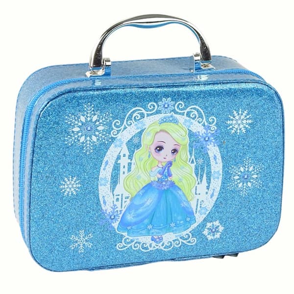 Barn Sminkset i Glitterfodral med Spegel