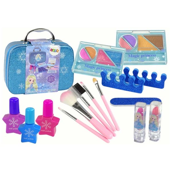 Barn Sminkset i Glitterfodral med Spegel