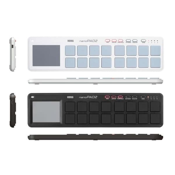 Korg KOH Nanopad2-WH Kontrollyta 16 Pads Vit