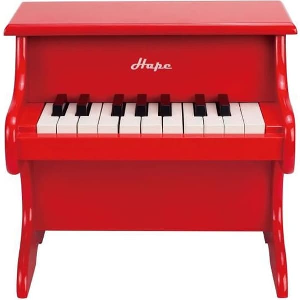 Trämusikinstrumentleksak - HAPE - Litet rött piano - Blandat - Inomhus - Från 3 år