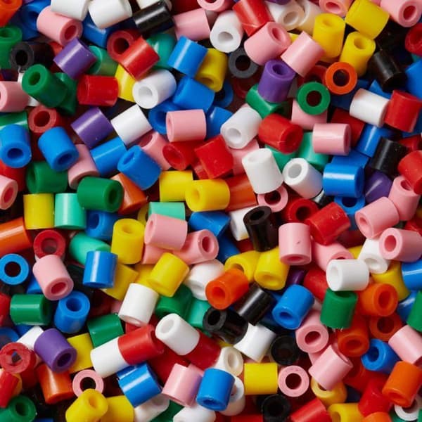 Hama skapande makeup-spel - 10.209-00 - Set med 3 000 mosaikpärlor, blandad, en storlek