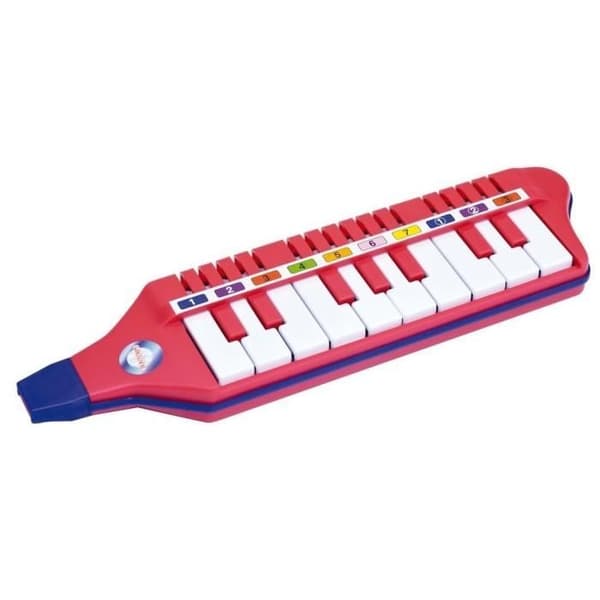 Musikleksak - BONTEMPI - 17-tangenters munpiano - Röd - För barn från 3 år och uppåt