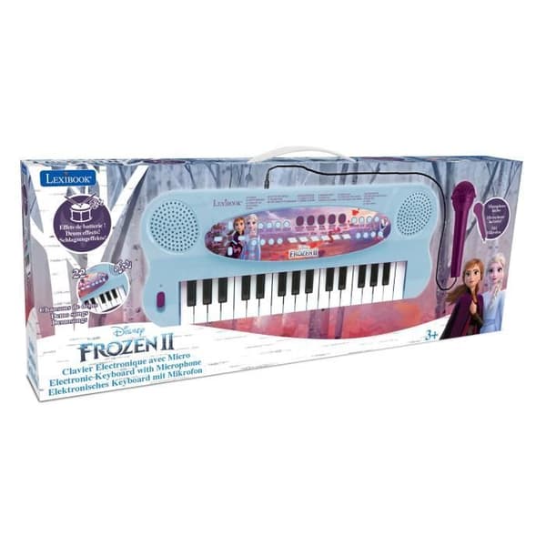 THE FROZEN QUEEN - Musikalisk elektronisk klaviatur med mikrofon (32 tangenter) - LEXIBOOK