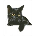 Miniatyrbild 2 av 4: Konstverk - Diamond Dotz - Svart katt - 13 facetter - För barn från 8 år