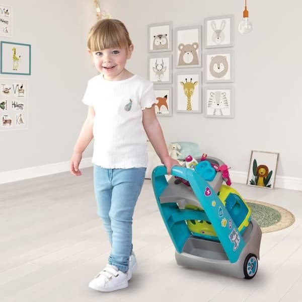 Smoby veterinärvagn - mjukis för kattunge ingår - från 3 år