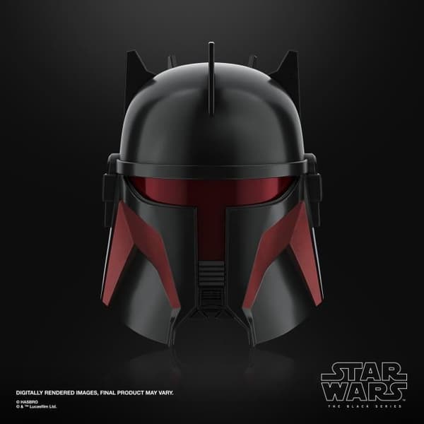 Moff Gideon Premium -elektroninen kypärä, edistyneillä LED-valoilla, cosplay-esine, ikä 14+, Star Wars: Musta sarja