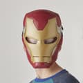 Pikkukuva 4 / 6: Iron Man -elektroninen naamio liikkuvalla visiirillä ja valotehosteilla. Lapsille, jotka voivat pukeutua suosikkisankareiksi. Alkaen 5-vuotiaasta.