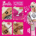 Miniatyrbild 3 av 5: Barbie-tatueringar - LISCIANI - Barbie - Glittertatuering - Glittertatueringar - Säkert och testat material