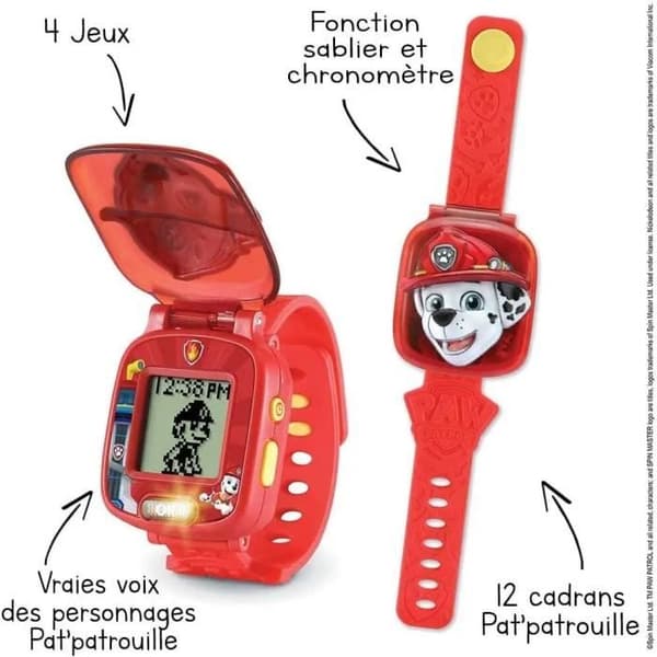 VTECH Paw Patrol Marcus interaktiv spelklocka - röd - för barn 3 år och äldre