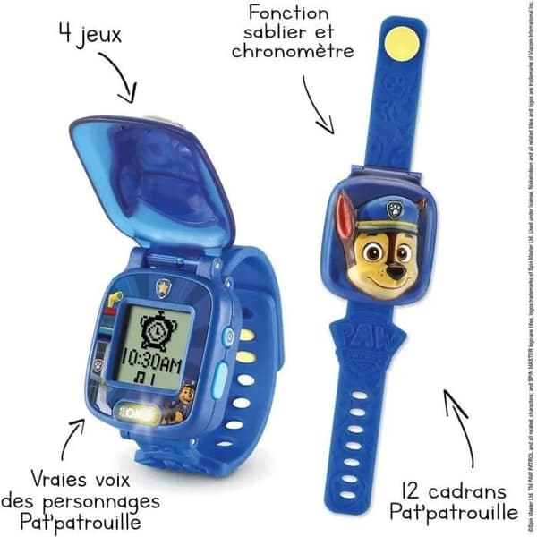 Chase Interaktiv Spelklocka - VTECH - Paw Patrol - Pratande Multifunktion för Barn